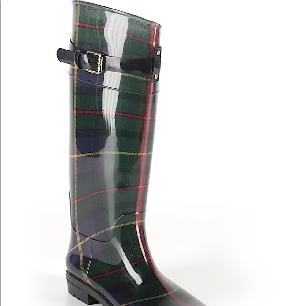 Long Ralph Lauren rain boots